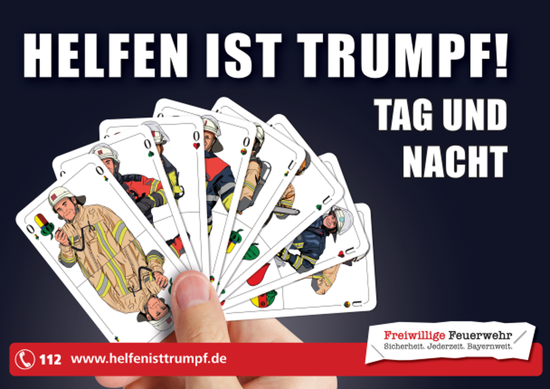 Helfen ist Trumpf – Tag und Nacht!