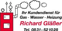 Gläßer - Ihr Kundendienst für Gas Wasser Heizung Solar